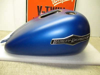 GENUINE HARLEY DAVIDSON FXSTB SOFTAIL NIGHT TRAIN DENIM GAS TANK 2007-06 Foto 1 de 4