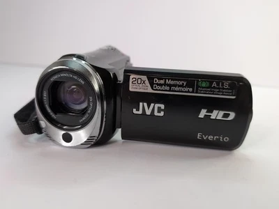 JVC Everio HD Camcorder GZ-HM200BU With Charger, 32 GB RAM And 2 BATTERIES.  - Image 1 of 4