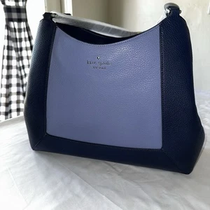 Kate Spade Lena Colorblock Large Triple Compartment Shoulder Bag NWT - Picture 1 of 8