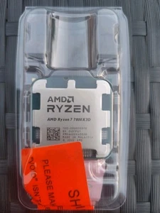 AMD RYZEN 7 7800X3D Brand New CPU Gaming Processor 8-Core 16-Thread AM5 - Photo 1/2