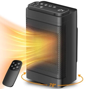 Space Heaters for indoor use, 1500W Portable Heaters with Remote, PTC Ceramic... - Picture 1 of 7