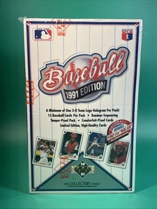 FIND THE NOLAN!-1991 Upper Deck Baseball-Factory Sealed Box-Michael Jordan - Picture 1 of 7