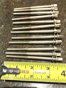 Ludwig WFL Tension Rods Set Of 12 Nickel Excellent!! - Picture 1 of 1