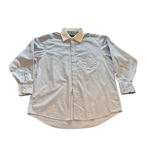 Donald J Trump Signature Collection Mens Blue Long Sleeve Dress Formal Shirt - Picture 1 of 4