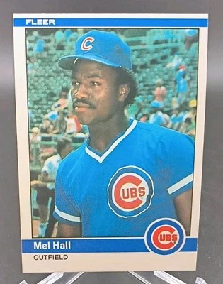 1984 Fleer - Mel Hall #493 - Image 1 of 2