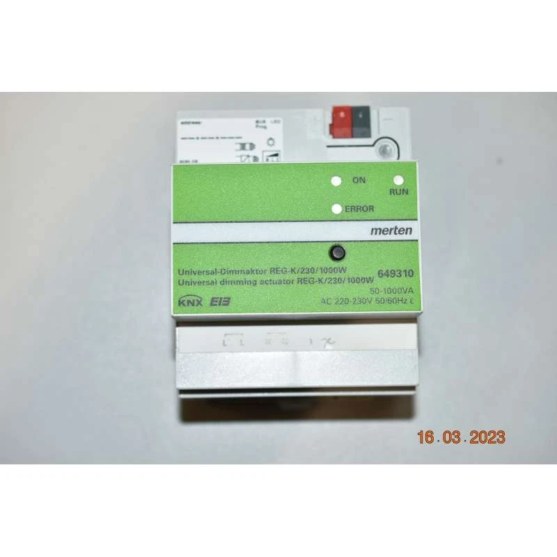 KNX 649310 Merten Dimmer Universel REG-K/230/1000 W - Photo 1/4
