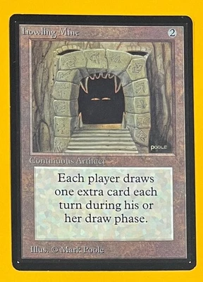 MTG HOWLING MINE Beta (OldManMTG 012-212) - Image 1 of 4