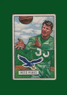 1951 Bowman #46 Pete Pihos (HOF) (G) Philadelphia Eagles - Image 1 of 2