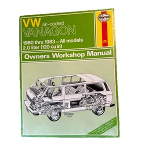 Haynes VW Volkswagen Vanagon 1980-1983 2.0 Air Cooled Workshop Manual New - Picture 1 of 9
