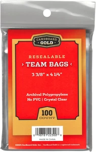 Resealable Sports Card Team Set Bags - 1000 Pcs Team Bags for Trading Cards - No - Picture 1 of 12
