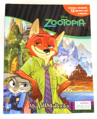 DISNEY ZOOTOPIA MY BUSY BOOK By Phidal Publishing Inc. - Image 1 of 4