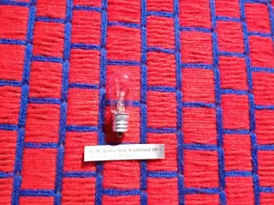 s6/5 CLEAR 3 watt 130v LIGHT BULB 37374 indicator 3S6 substitute for GE 3S6/5 - Picture 1 of 3