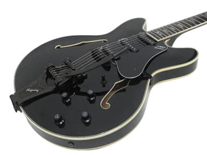VOX Bobcat S66 Bigsby BLACK BC-S66B Used Electric Guitar - Picture 1 of 10