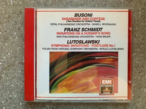 Busoni Sarabande & Cortege - Schmidt Variationen - Lutoslawski Variationen CD - Bild 1 von 2