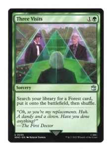 MTG - Three Visits  - Normal - Universes Beyond: Doctor Who - Near Mint - Picture 1 of 2