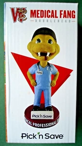 Medical Professional Fang Bobblehead Timber Rattlers SGA 5/9/2021 MLB Mascot WOW - Picture 1 of 7