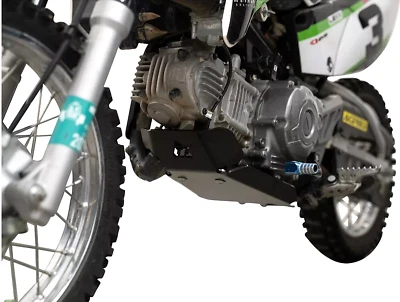 Placa de deslizamiento de aluminio Tusk negra para Yamaha TTR110E 2008-2025 placa de impacto Foto 1 de 4