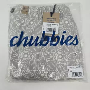 CHUBBIES EVERYWEAR SHORTS MENS LARGE 6" INSEAM HEAVERYWEARS HAWAIIAN NEW RARE - Picture 1 of 2
