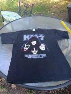 Vintage Kiss Shirt X Large schwarz The Farewell Tour Legends Never Die 2000 M - Bild 1 von 8