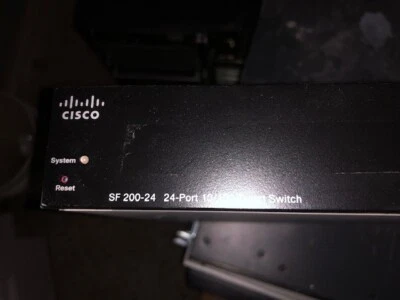 Cisco SF200-24 PORT SLM224GT 24-Port SWITCH - Image 1 of 3