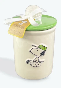 RAE DUNN Snoopy Golf Ball Canister Jar Great for Tees Candy Nuts Cookies 6.5"NEW - Picture 1 of 11
