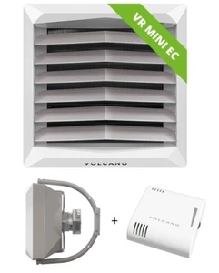 Calentador de aire VOLCANO mini 3-20kW calefacción de nave + potenciómetro, motor EC  - Imagen 1 de 13