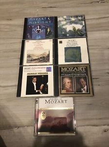MOZART 7 CD Classical LOT Midnight Murray Perahia Complete Piano Peter Serkin - Picture 1 of 7