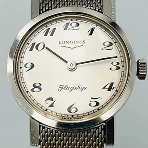 Reloj Pulsera LONGINES FLAGSHIP 16 Blanco Inoxidable Analógico Mujer 23.8mm - Imagen 1 de 17