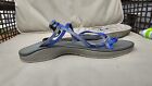 Chaco Women's Sleet Size 9 Merged Bleu Strappy Sport Hiking Sandal Shoes J104578