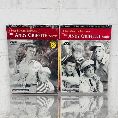 The Andy Griffith Show 6 Full Length Shows Volume 2 Brand New DVDs - Image 1 of 4