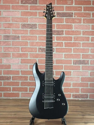 Schecter C-7 Deluxe 7-string Electric Guitar - Satin Black - Image 1 of 4