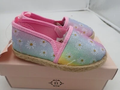 JOSMO Girls Espadrilles Sneaker, Pastel Multi, Size 6 Toddler - Image 1 of 4
