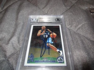 Sam Cassell 2003 Topps Chrome signed card. Beckett. Minnesota Timberwolves - Picture 1 of 4
