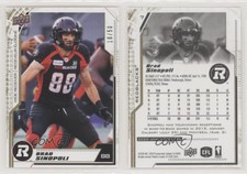2020 Upper Deck CFL Gold /50 Brad Sinopoli #7