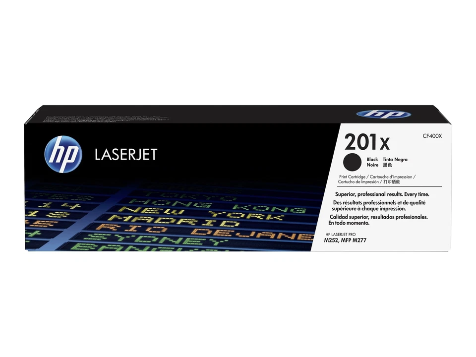 Original Toner HP 201X Black LaserJet Pro M252dn M252dw MFP M277dw MFP M277c6 - Bild 1 von 1