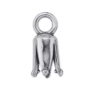 End Caps - Pinch - 12 x 6mm - 925 - Sterling Silver - Picture 1 of 7