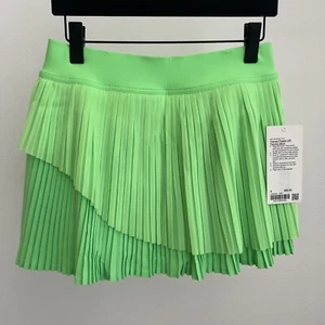 Lululemon Tiered Pleats HR Tennis Skirt NWT Size 8 Pistachio Green LW8AIOS - Picture 1 of 7