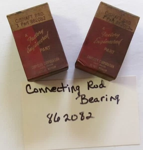 1932-41 Plymouth NOS Mopar Crankshaft Bearing # 862082, 2 pieces - Picture 1 of 5