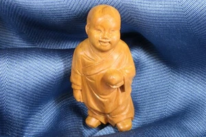 Escultura oriental de madera. Asiática. Oriental wooden sculpture. Asian - Imagen 1 de 7