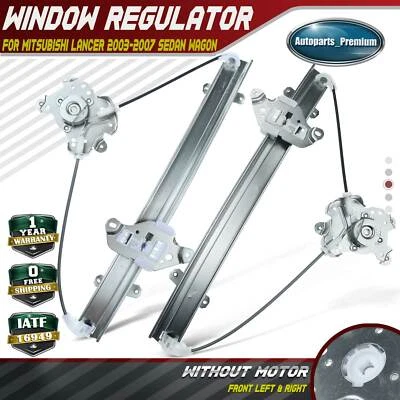 Power Window Regulator for Mitsubishi Lancer 2003-2007 Sedan Wagon Front LH & RH - Image 1 of 4