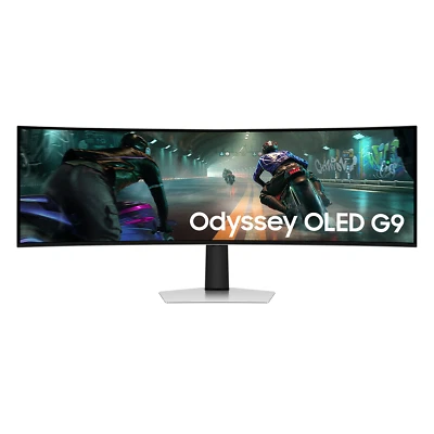 Samsung 49" Odyssey OLED G9 Dual QHD 144Hz 0.03ms Gaming Monitor S49DG91DSN - Image 1 of 4