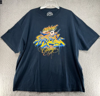 Camisa Tribal Streetwear Para Hombres 3XL Azul Streetwear Graffiti Y2K Foto 1 de 4