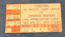 1994 Pacific Coast League Ticket Stub  Phoenix Firebirds vs. Edmonton Trappers