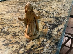 Vintage Fontanini Kneelin Mary Depose Italy Nativity Piece 4 1/4" 1983 - Picture 1 of 7