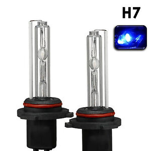 2X NEW HID XENON H7 Headlight/Fog Light Replacement Bulbs AC 10000K Deep Blue