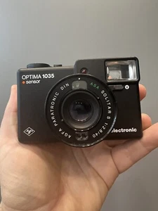 AGFA OPTIMA 1035 SENSOR ELECTRONIC POINT & SHOOT FILM CAMERA 35mm - Picture 1 of 13