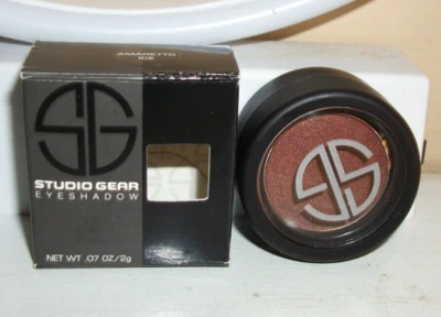 Sombra de ojos satinada Studio Gear Cosmetics - Amaretto Ice .07 oz nueva Foto 1 de 2