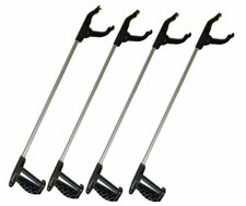 4 X LONG REACH GRABBER REACHER LITTER PICKER HELPING HAND HELD PICK UP TOOL