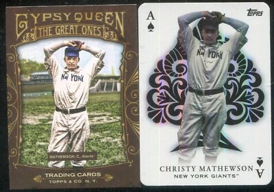 Christy Mathewson Lot of 2 2011 Gypsy Queen/ Topps Aces - Image 1 of 2