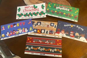 Lot of 6 EK Success Over-alls Scrapbook Titles 12” X 5.25” Christmas Thanksgivin - Picture 1 of 5